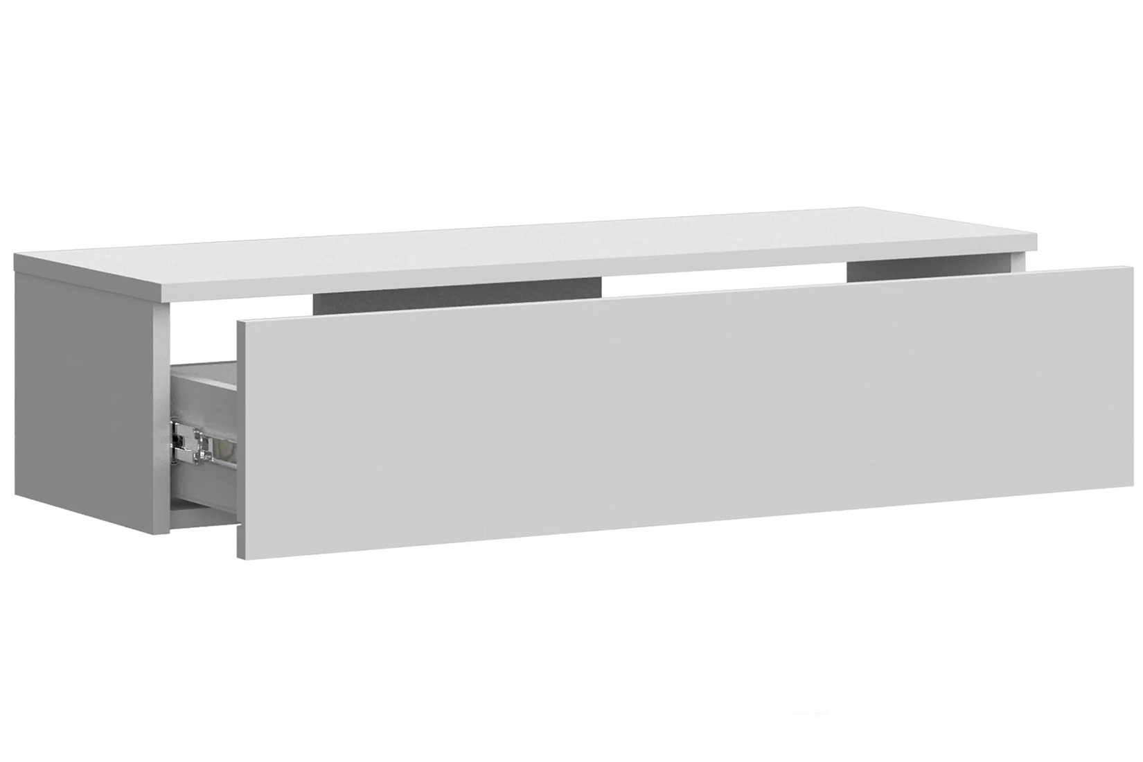 Челси Тумба подвесная Белый/Белый глянец