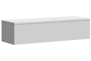 Челси Тумба подвесная Белый/Белый глянец