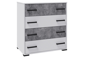 Лючия комод белый/ателье светлое