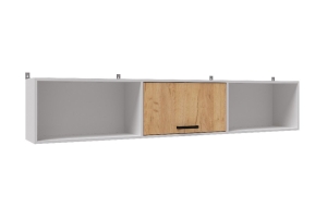 Лючия навесная секция белый/дуб крафт золотой