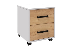 Лючия тумба белый/дуб крафт золотой