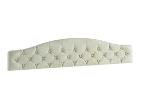 Спинка мягкая МСМ-20 велюр карамель с пуговицами