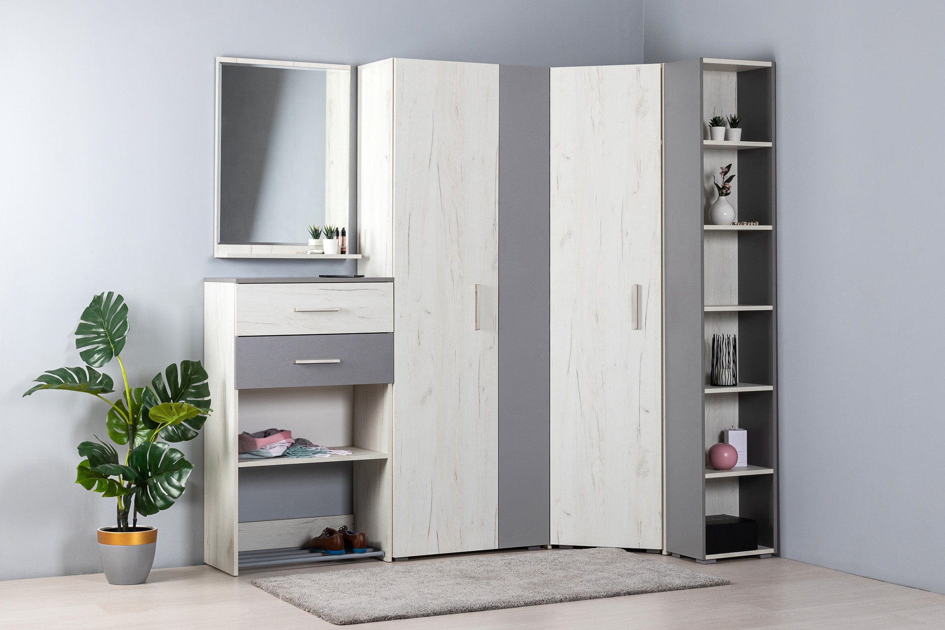 Юнона Шкаф торцевой 13.221