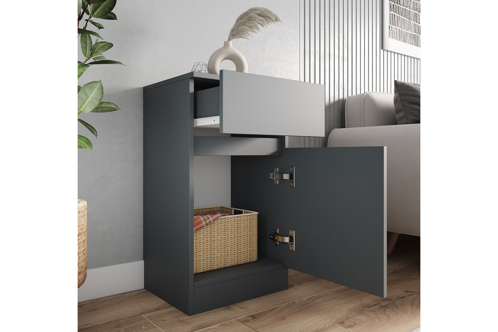 Мори МПТ 400 Тумба для обуви Графит