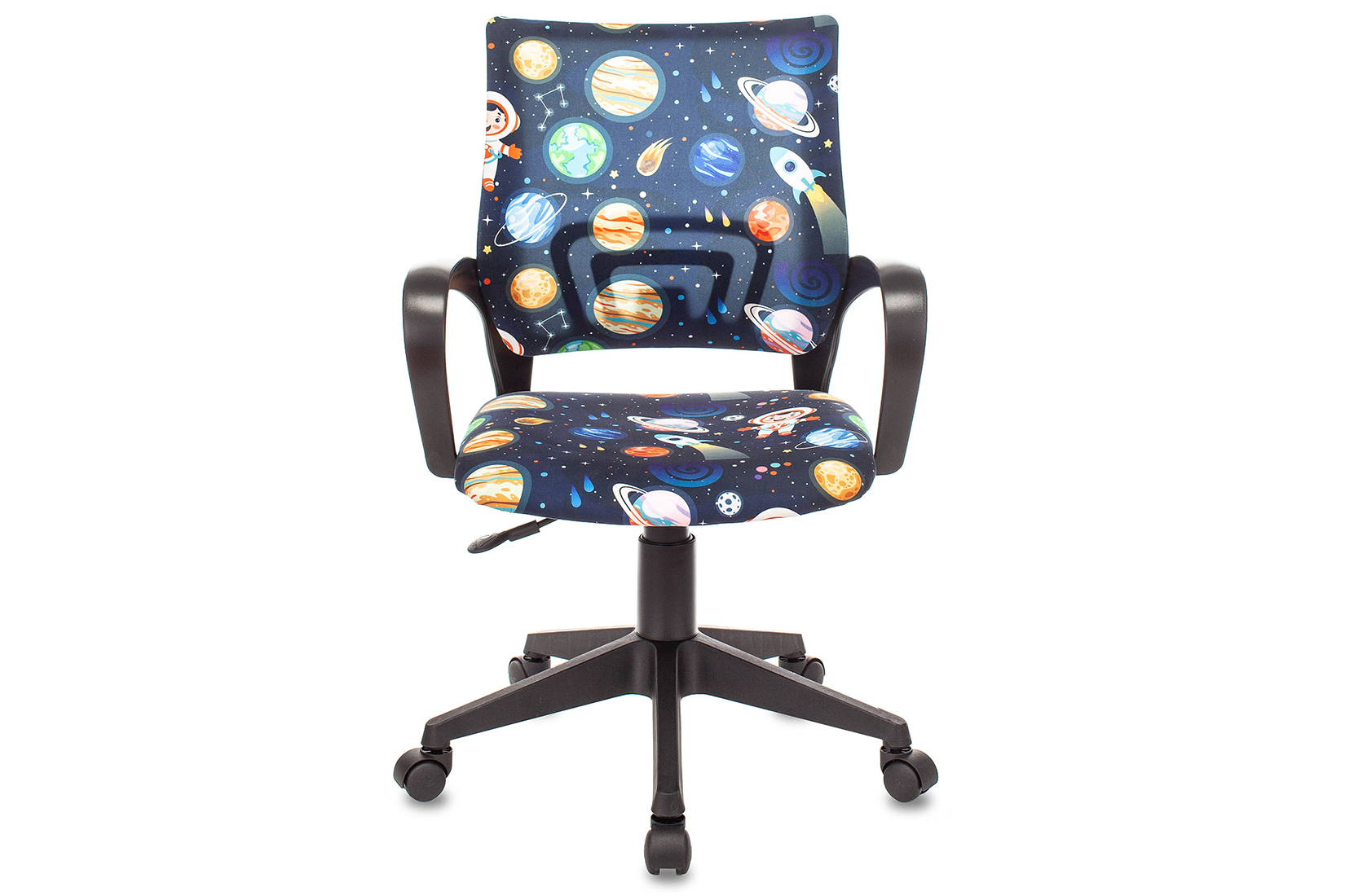 Бюрократ Burokids 1 SPACEMAN Кресло детское Ткань черная космонавт