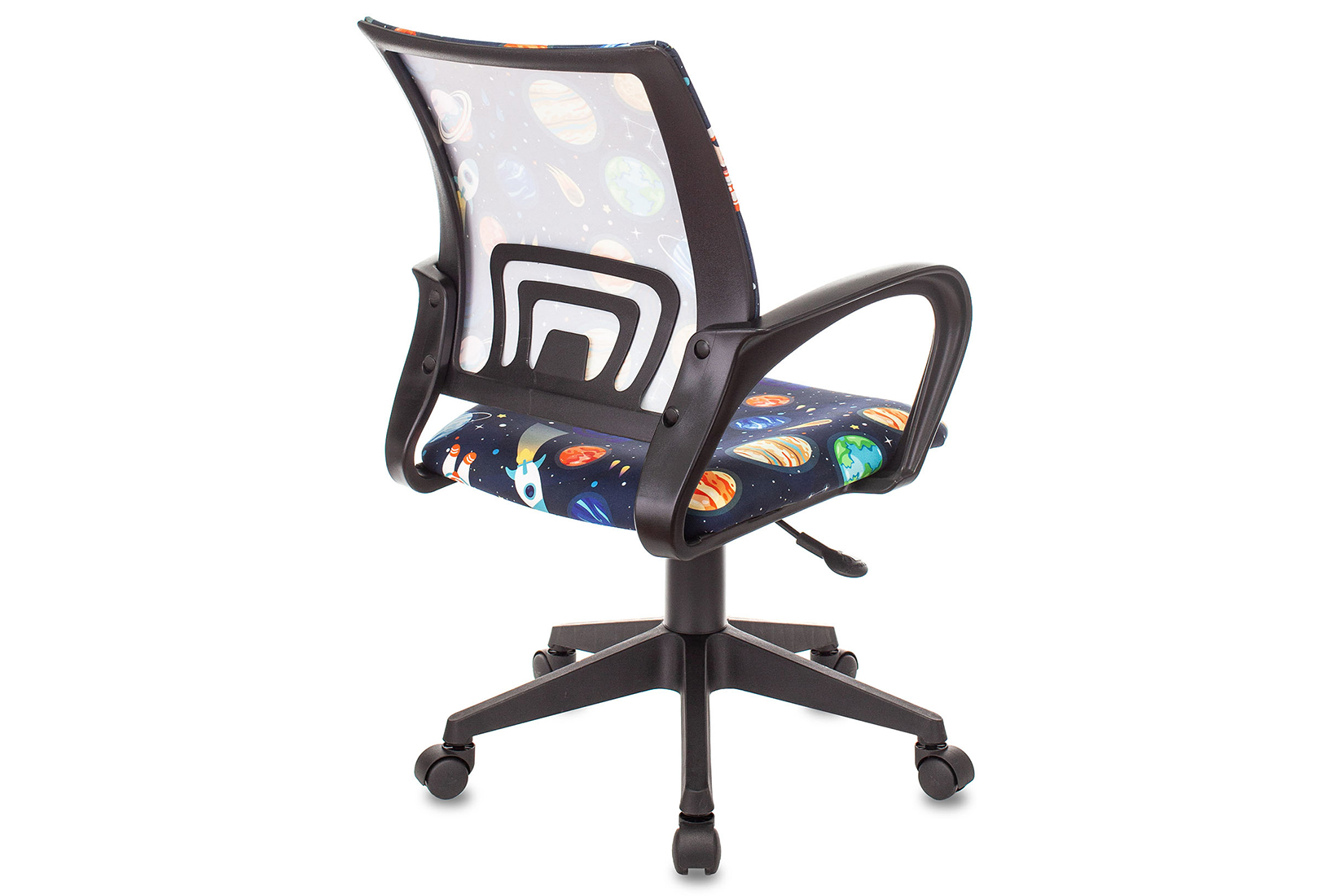 Бюрократ Burokids 1 SPACEMAN Кресло детское Ткань черная космонавт