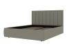 НЕО 2 Кровать 160х200 с ПМ велюр светло-серый
