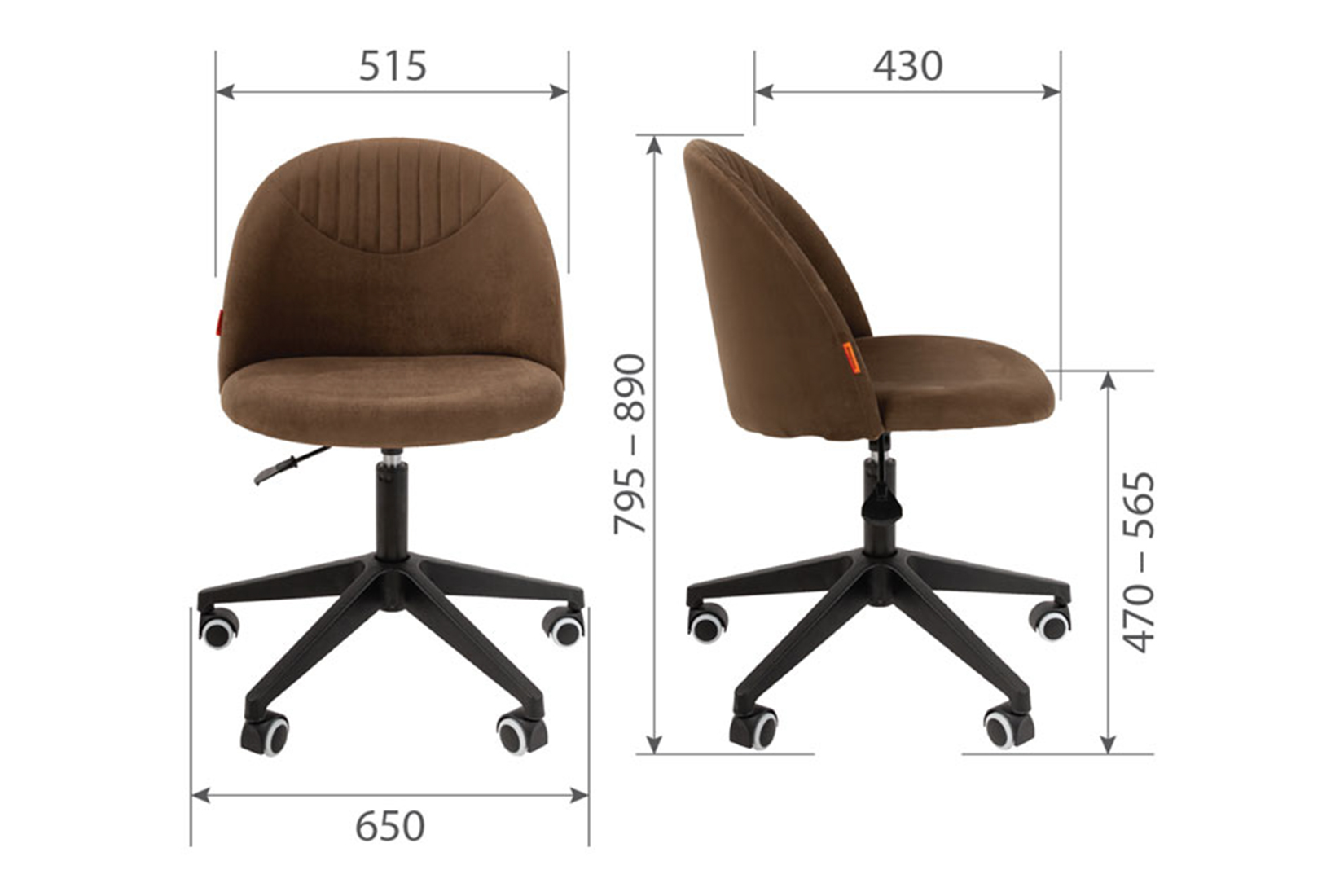 Chairman Home 119 Кресло офисное Ткань Т-6 Бежевый