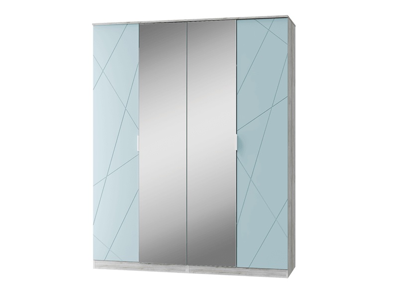 Шкаф четырехдверный Лагуна