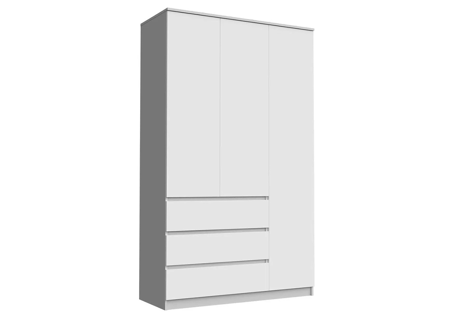 Челси Шкаф 1200 (Белый глянец холодный, белый)