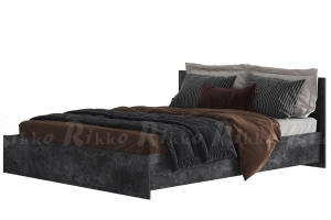 Аванта Кровать 160х200 с ЛДСП настилом Бетон темный