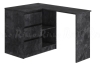 Аванта Стол угловой с 3-мя ящиками Бетон темный