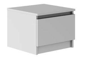 Аванта Тумба прикроватная 2 шт. Белый шагрень