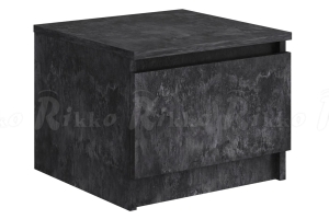Аванта Тумба прикроватная 2 шт, Бетон темный