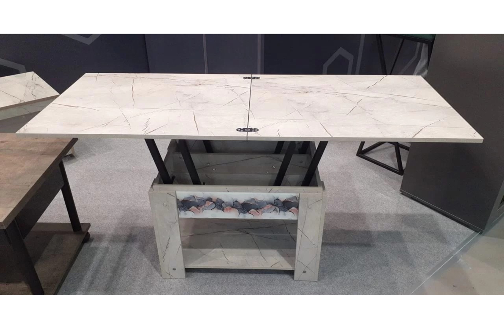 Георгин-10 Стол журнальный трансформер Айрон Рок/2669