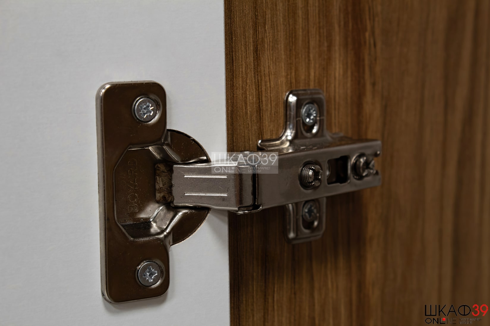 Лайт Шкаф 2-х створчатый 900 Белый/Дуб золотой