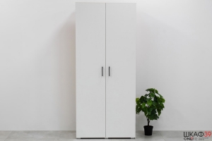 Лайт Шкаф 2-х створчатый 900 Белый/Дуб золотой