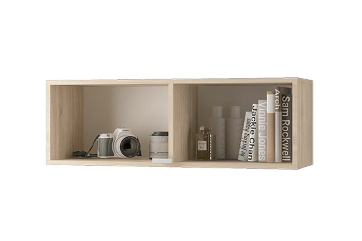 Скайлайн Шкаф настенный (900) с горизонтальной дверью белый