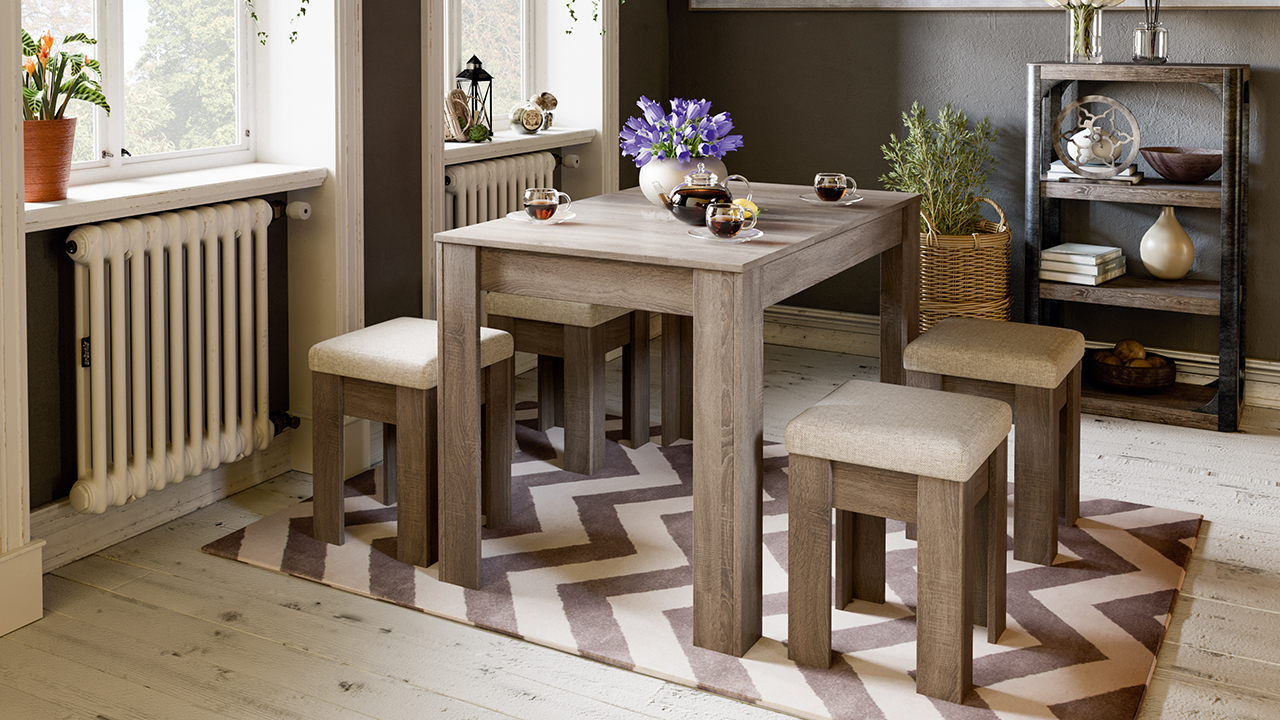 Модульный кухонный уголок «Ганновер» Дуб Сонома трюфель, Рогожка Capri Бежевая