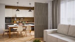 Комплект реечных перегородок Баттл Рок