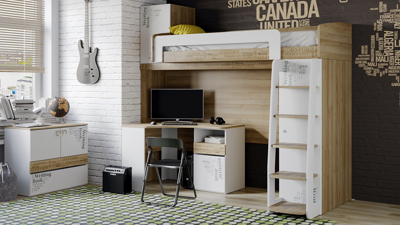 Кровать-чердак «Оксфорд»