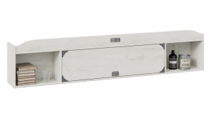 Калипсо Шкаф навесной Дуб крафт белый