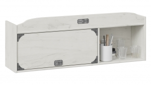 Калипсо Шкаф навесной Дуб крафт белый