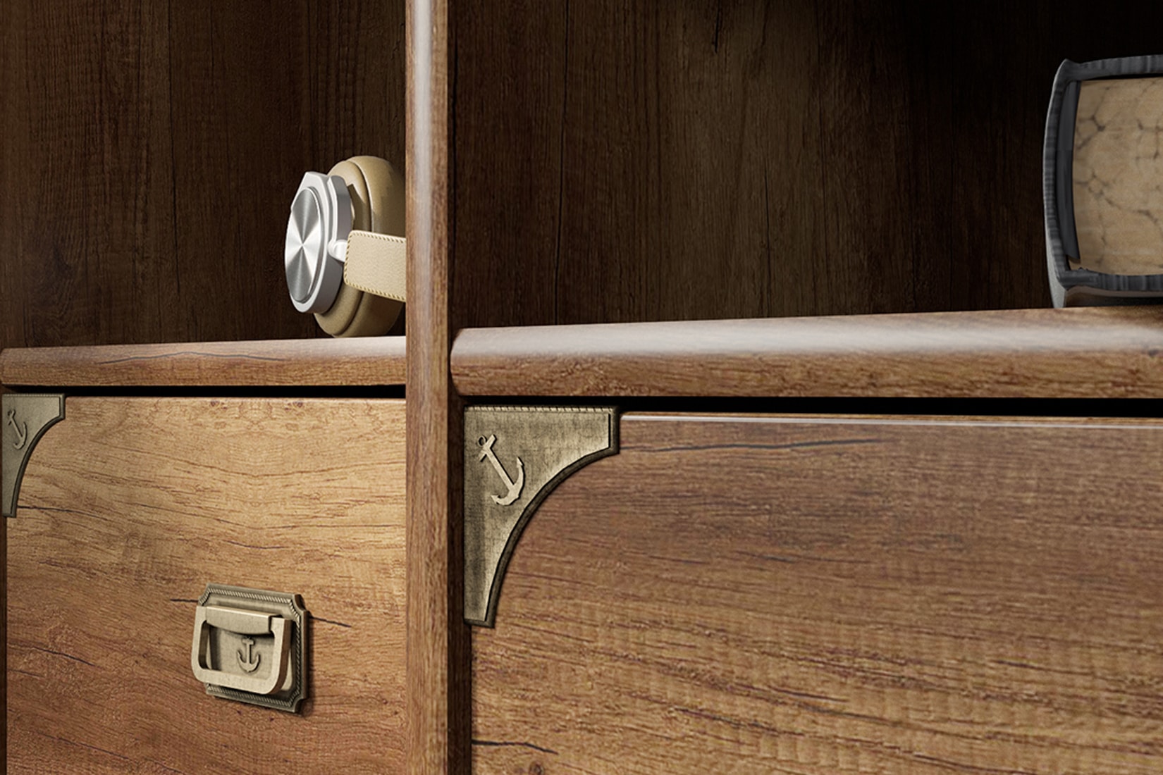 Навигатор спальня детская Дуб каньон