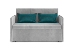 Дэнди Диван - кровать (велюр тенерифе грей / велюр тенерифе изумруд)