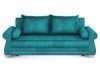 Порто М Диван - кровать (велюр тенерифе изумруд / велюр тенерифе грей)