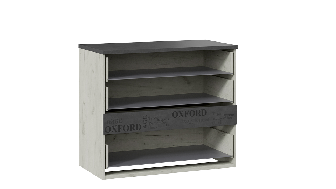 Оксфорд-2 Комод Дуб крафт белый/Матера