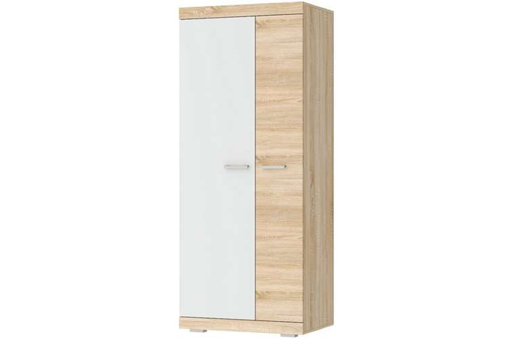 Соната ШС-800 Шкаф Дуб сонома/Белый глянец