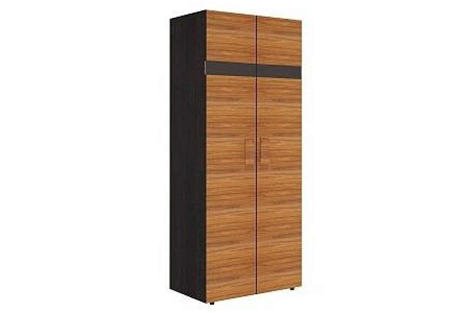 Hyper Шкаф для одежды 1. Фасад Палисандр