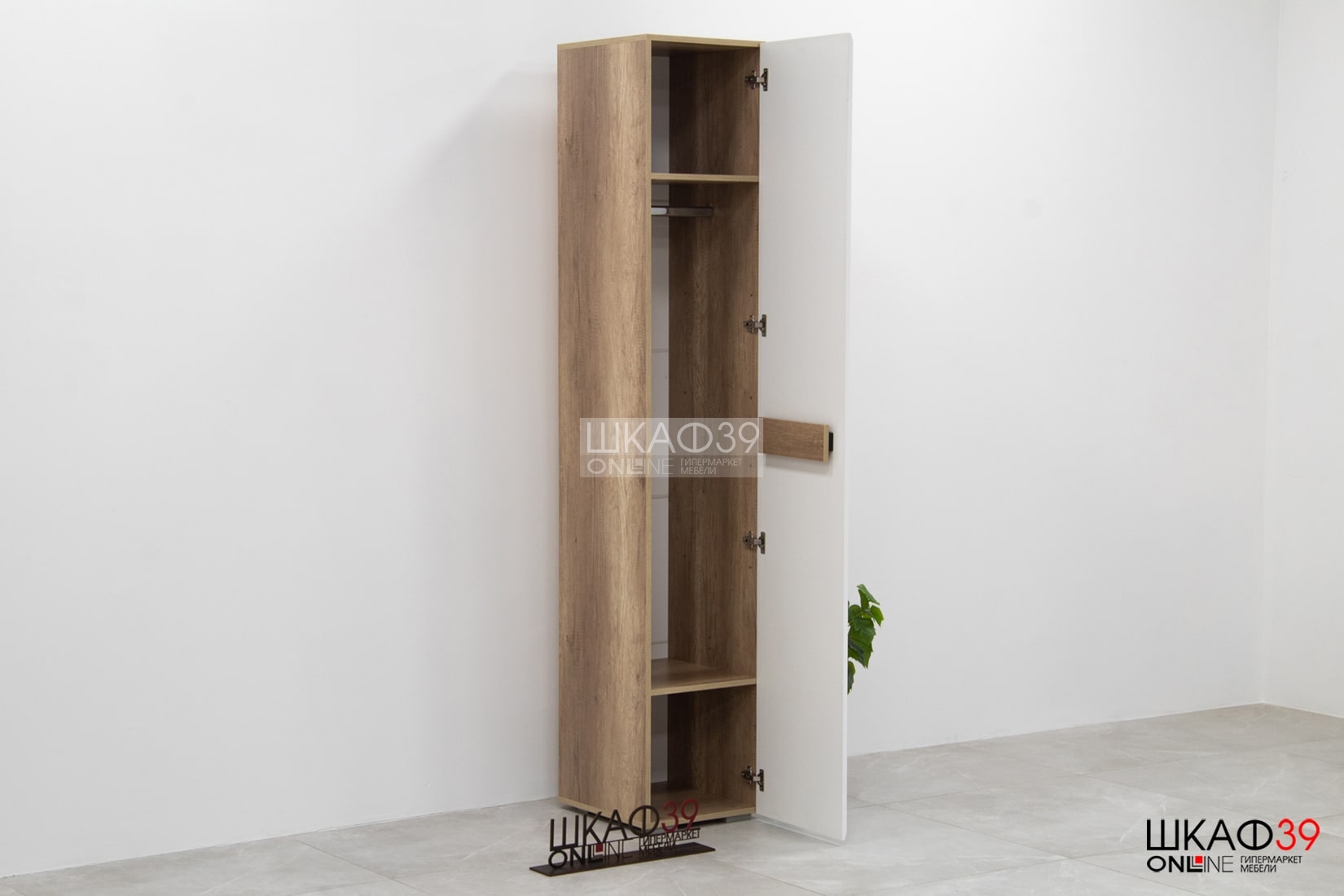 Пенал Наоми ПН-14, белый глянец