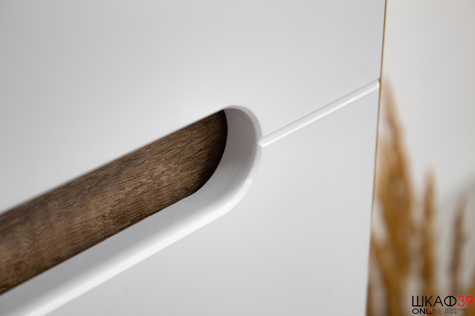 Шкаф угловой Наоми ШК-21, белый глянец