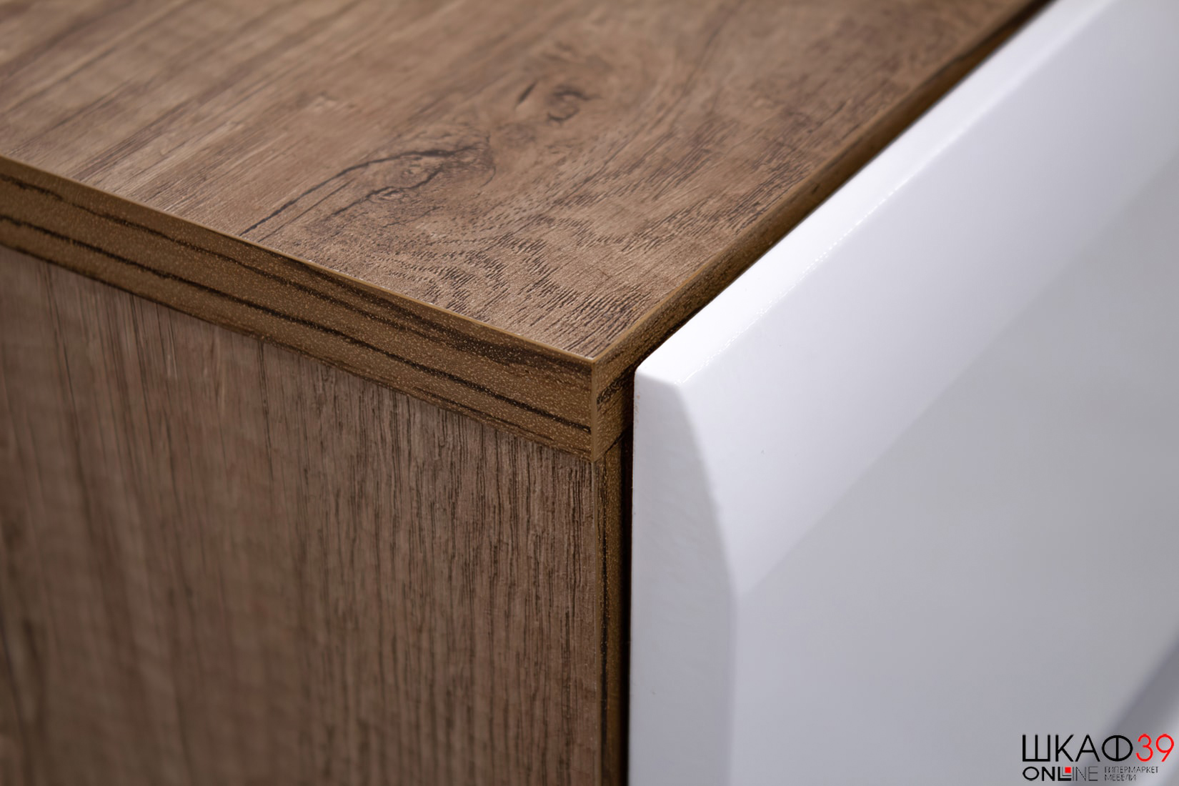 Тумба под ТВ длинная Наоми ТБ-17, белый глянец