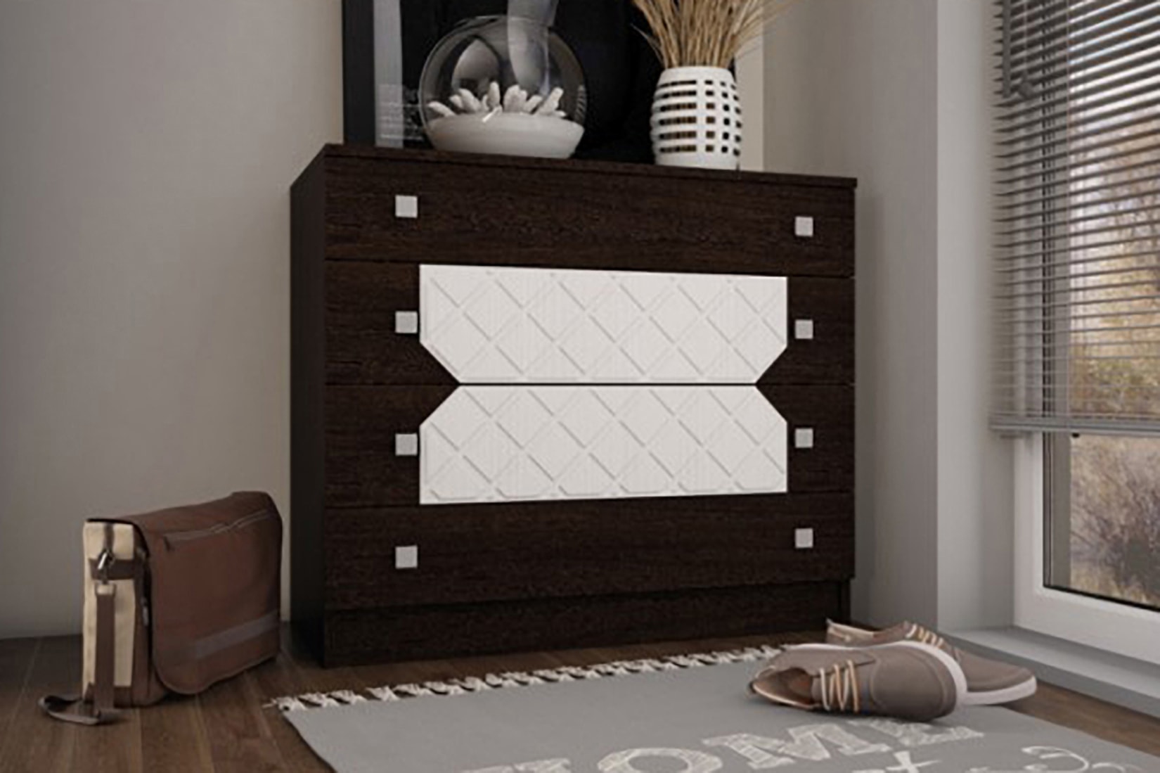 Николь спальня Венге/Лиственница светлая