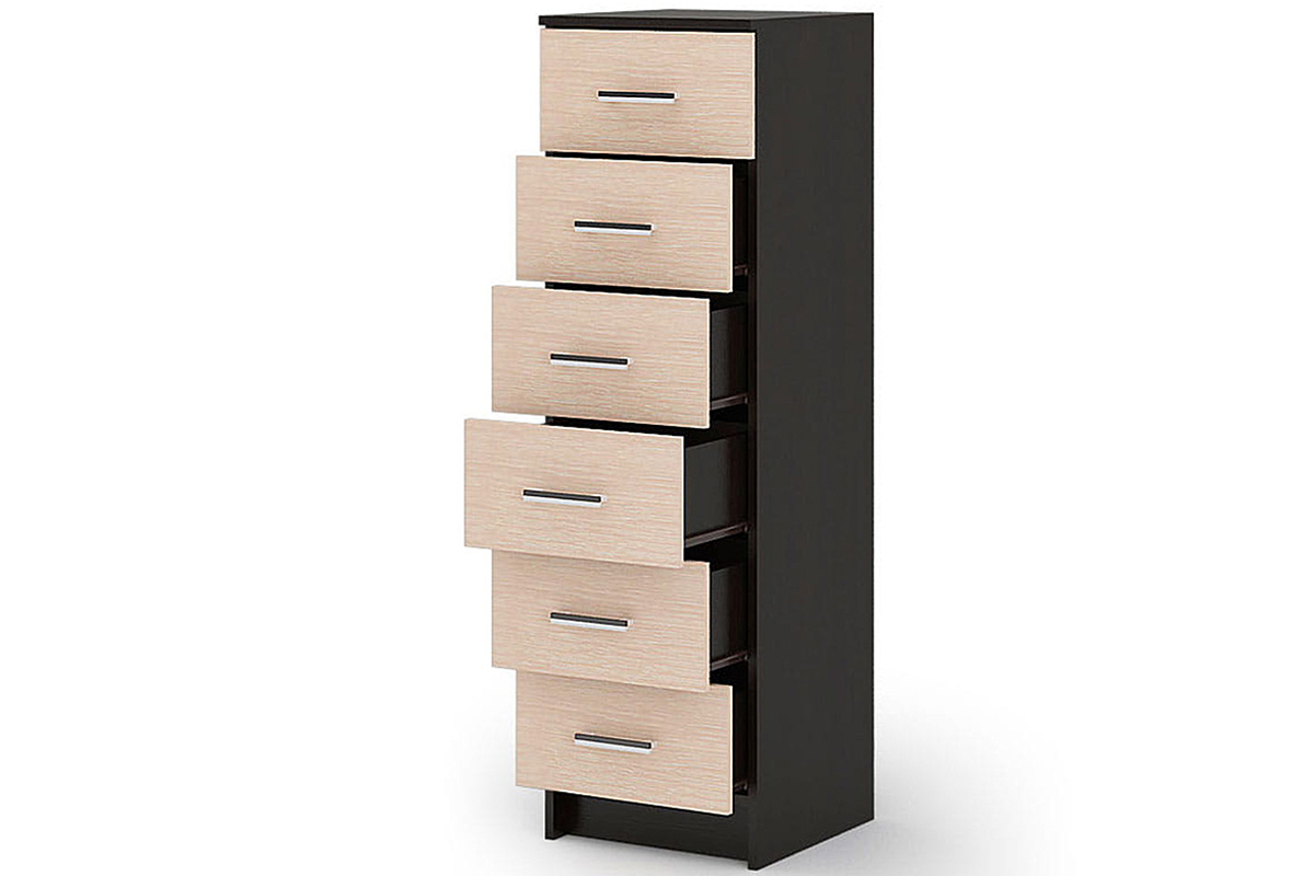 Гармония Комод КМ 602 6 ящиков венге/белфорт