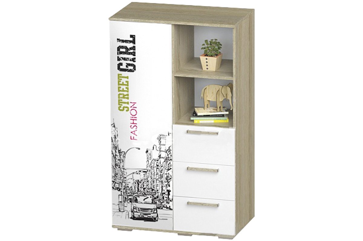 Шкаф многофункциональный Сенди ШК-10 SRTEET GIRL