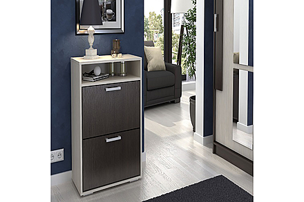 Дели 1 Тумба для обуви ( венге/белфорт)