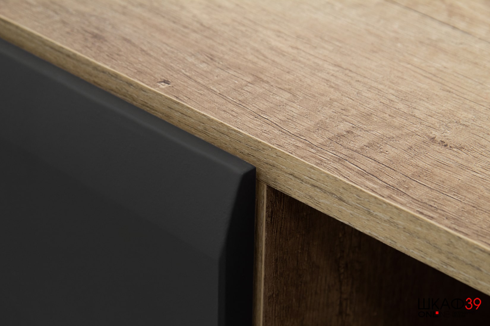 Тумба для ТВ с полками Наоми ТБ-16, графит