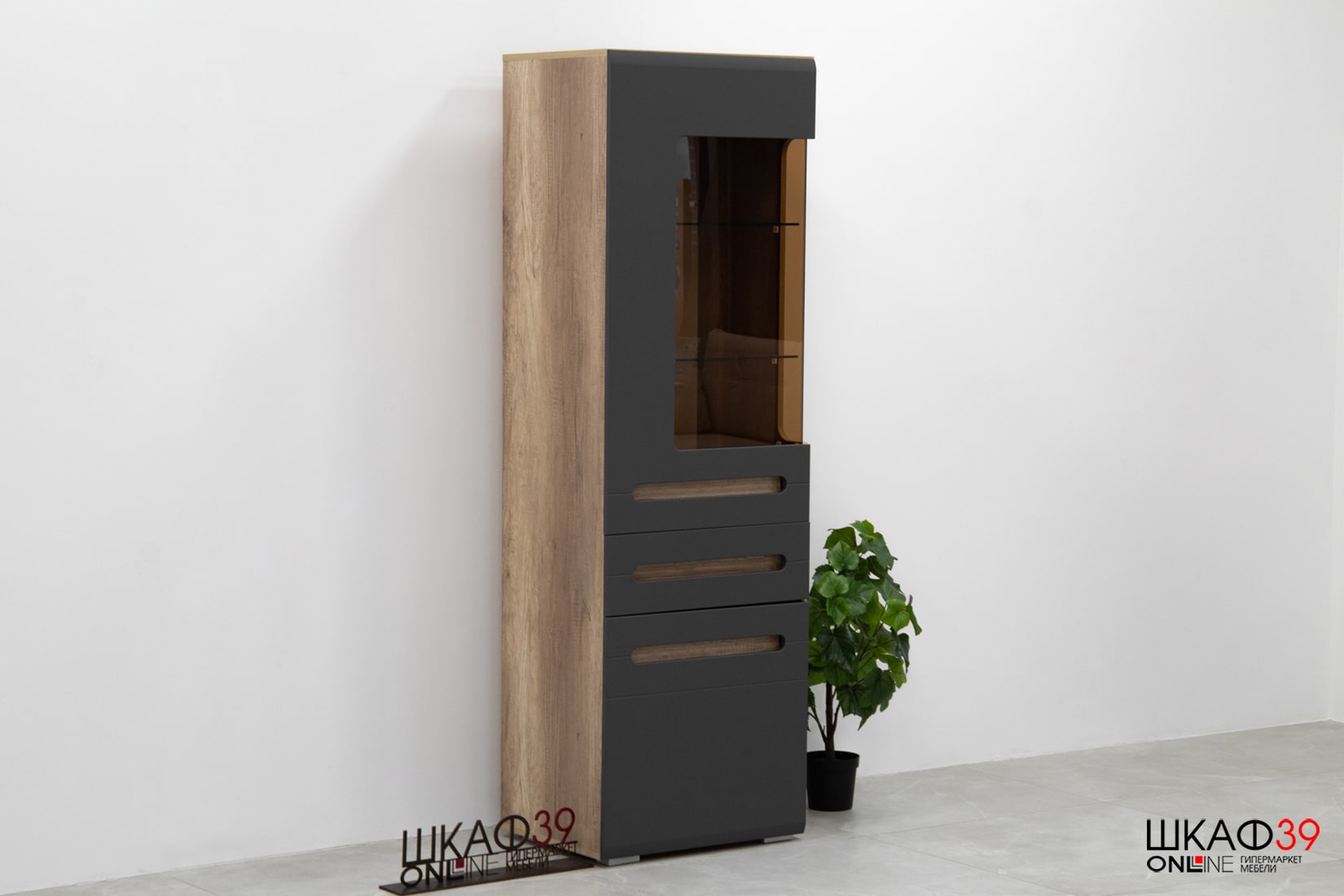 Шкаф Наоми ШК-23, графит