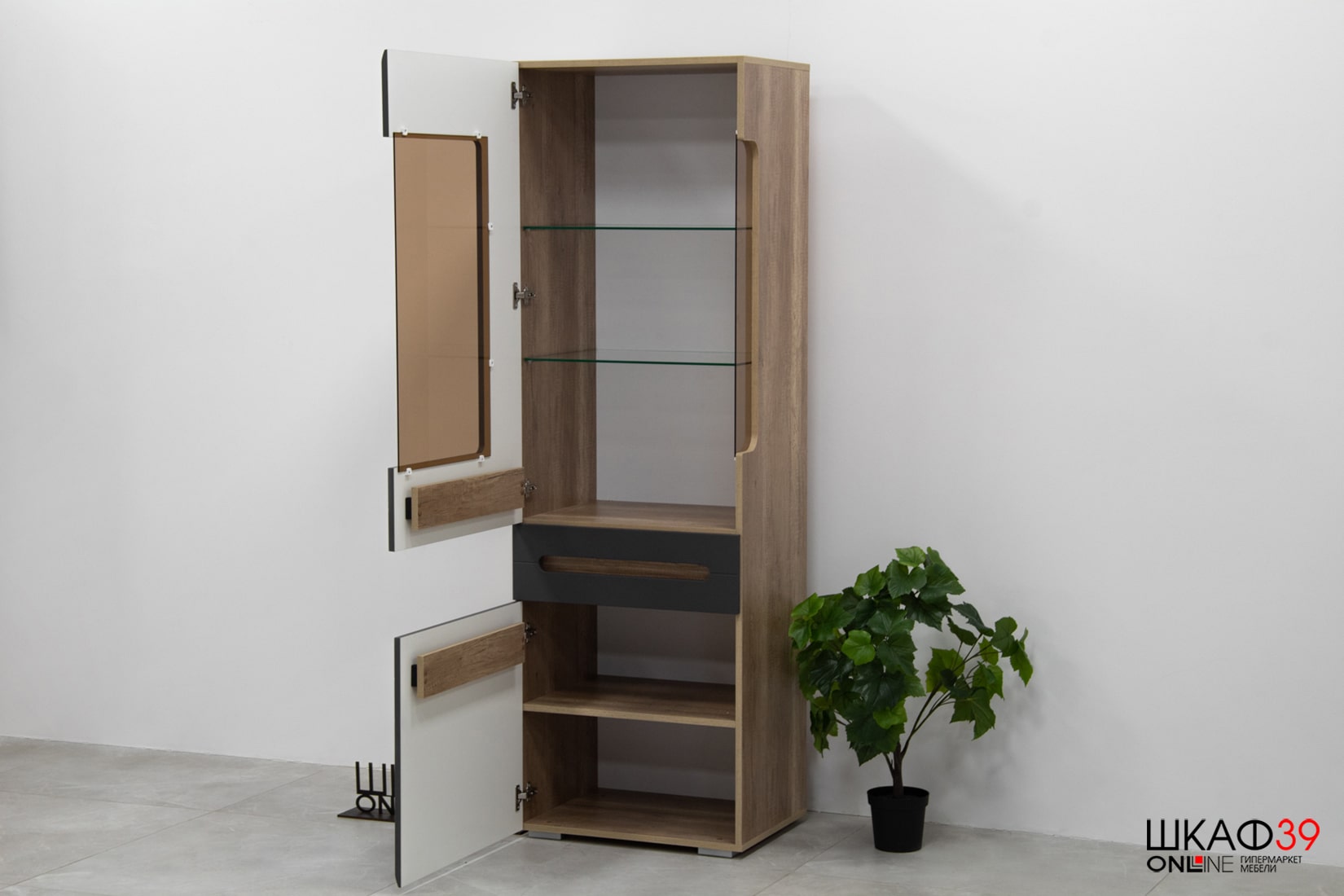 Шкаф Наоми ШК-23, графит