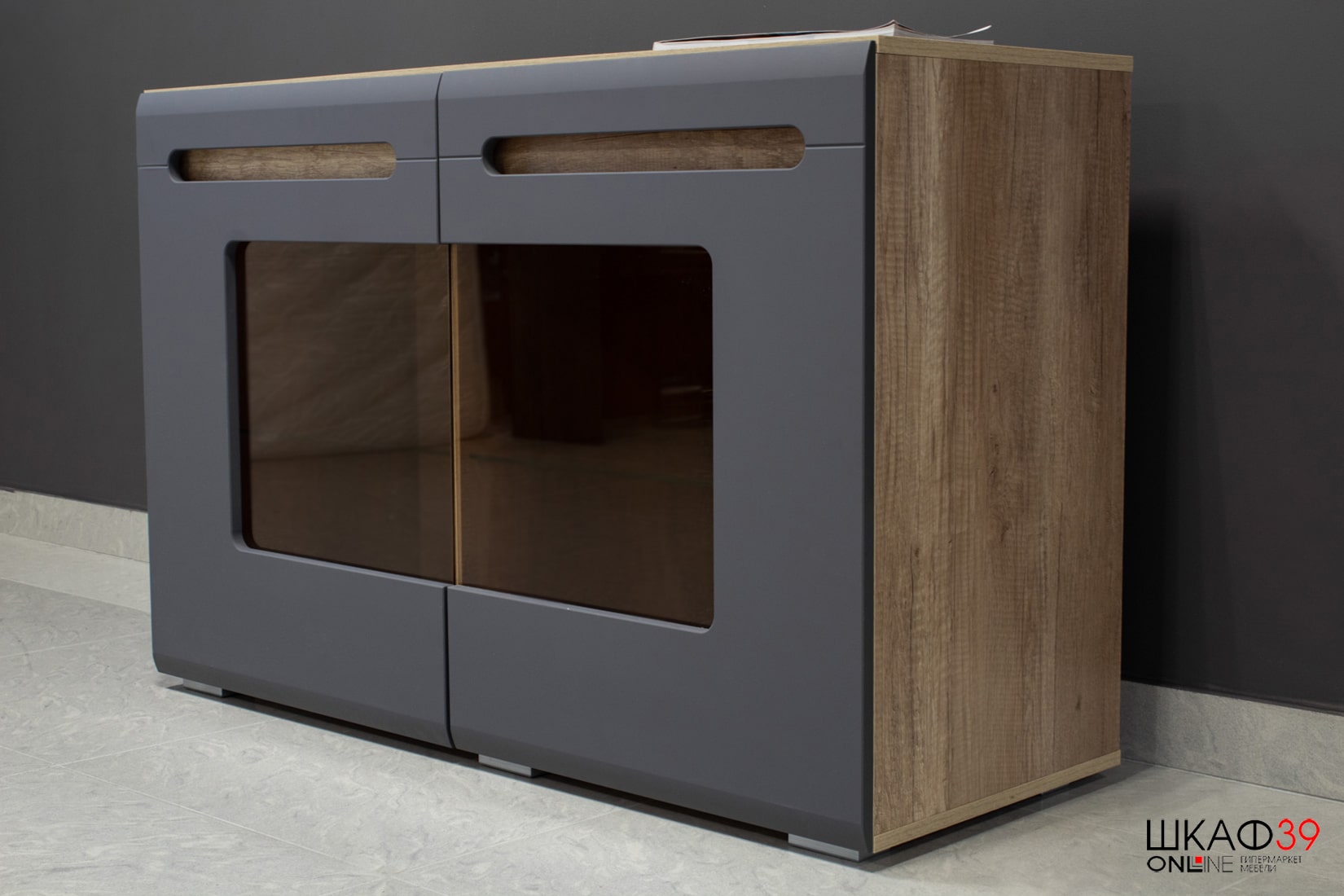 Комод Наоми КМ-10, Дуб каньон/Графит нубук