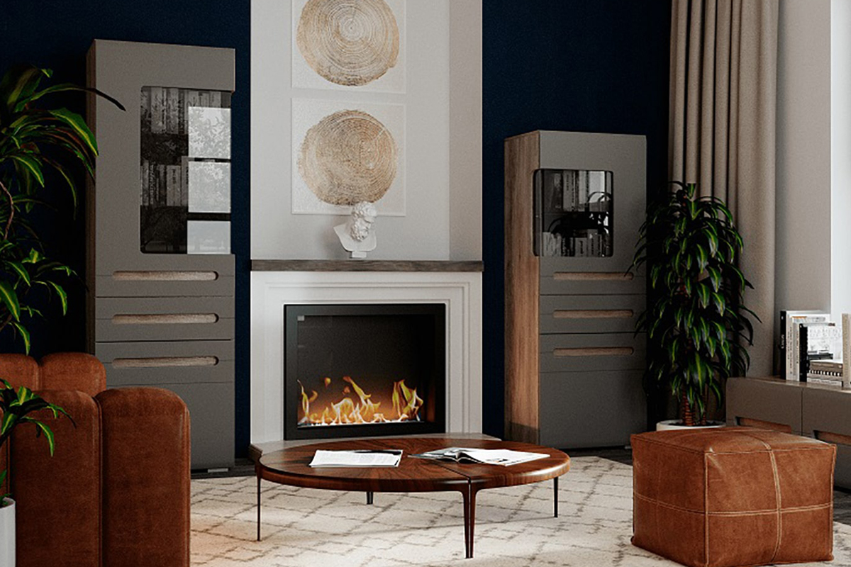 Наоми Стенка Комплект 1 Дуб каньон/Графит нубук