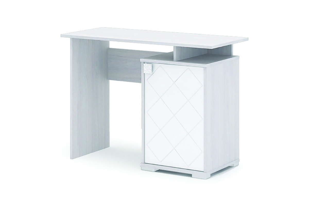 Сальма Стол  СТМ 021 белый глянец/анкор
