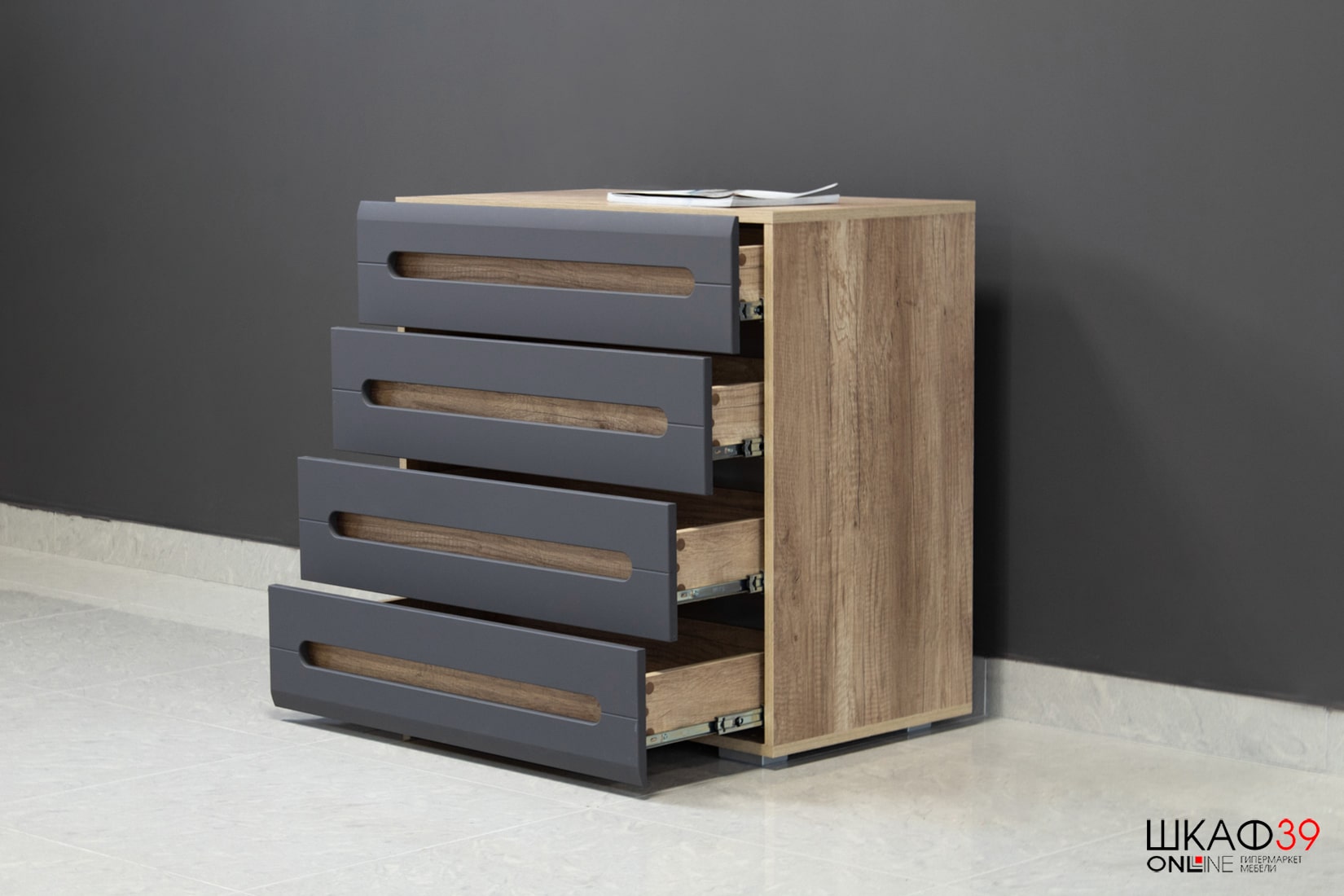 Комод Наоми КМ-09, графит