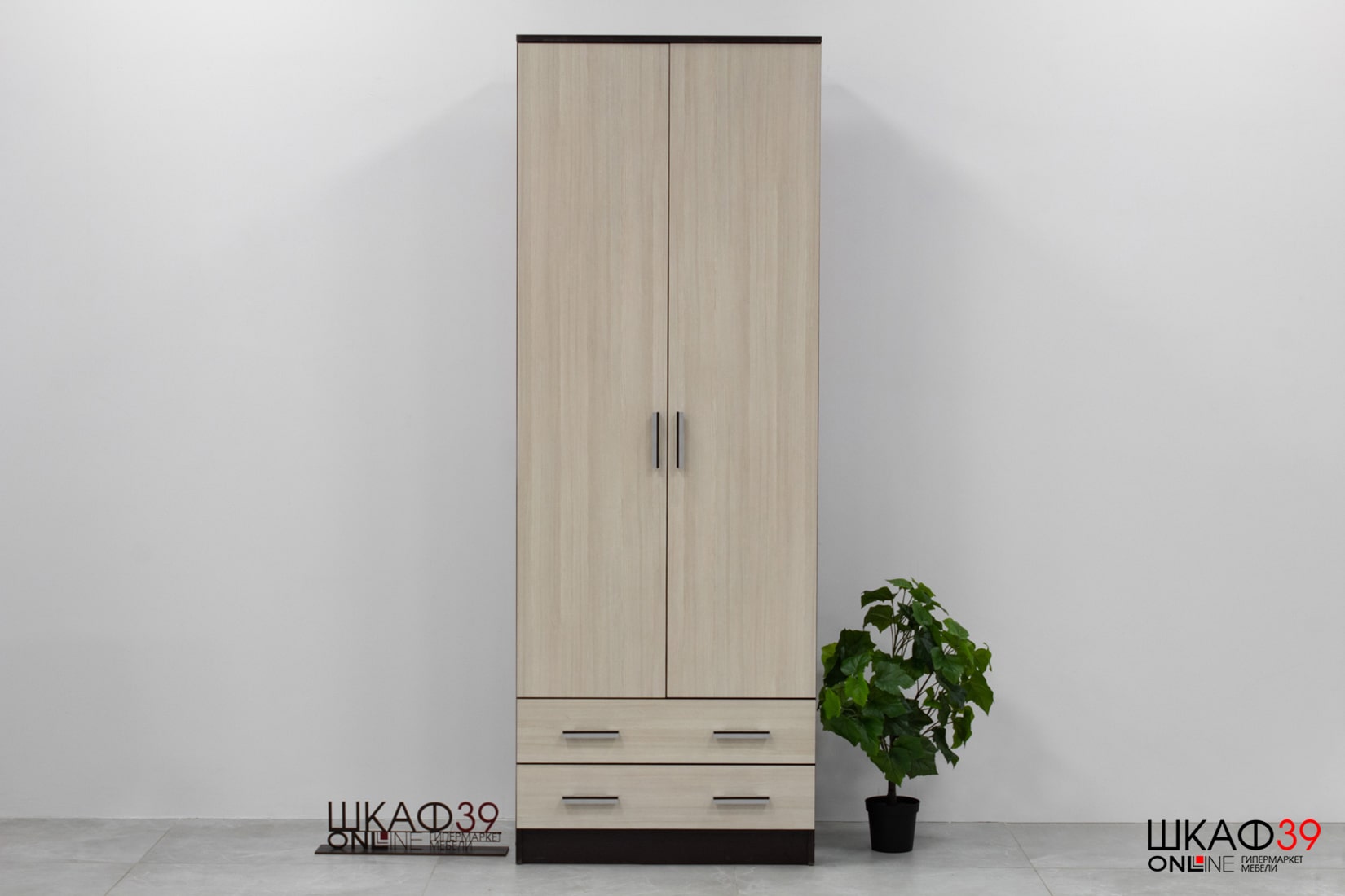 Шкаф ДУЭТ платяной Венге/лоредо