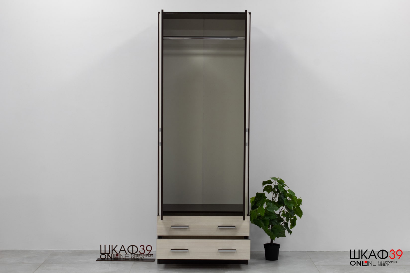 Шкаф ДУЭТ платяной Венге/лоредо