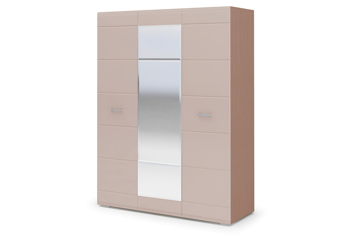 Шкаф 3-х створчатый Симба кофе/шимо темн